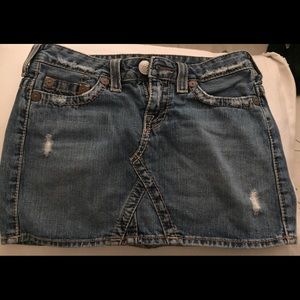 True Religion Jean skirt
